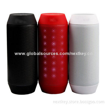 Good Quality Mini Bluetooth Speaker with LED Light, Sized 185 x 67 x 67mm, 8 Hours Working TimeNew